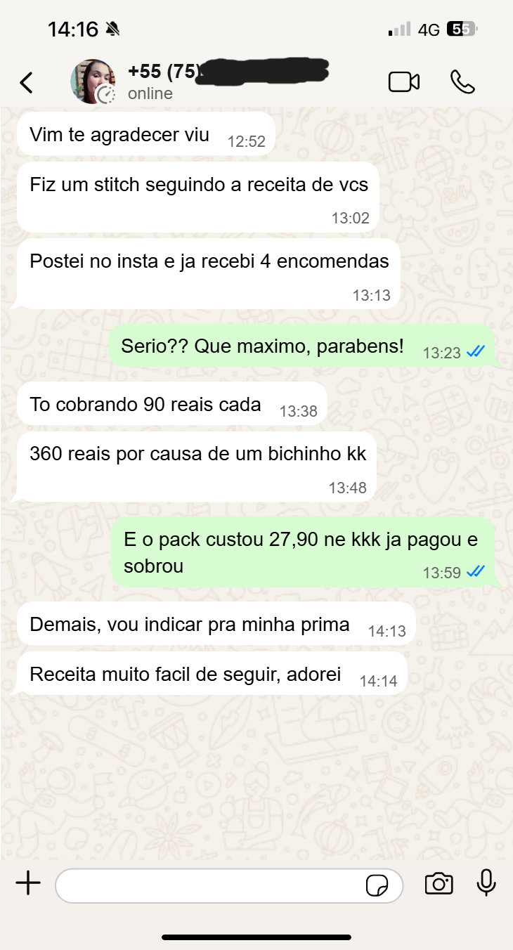 Depoimento de cliente